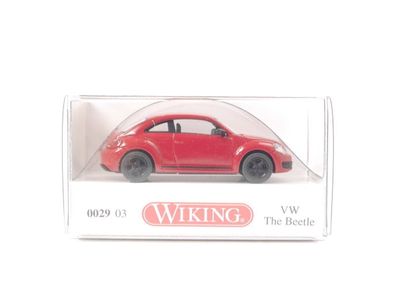 Wiking H0 002903 Modellauto VW The Beetle rot 1:87