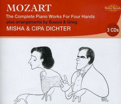 Wolfgang Amadeus Mozart (1756-1791): Klavierwerke zu 4 Händen - Nimbus 1025372NIM ...
