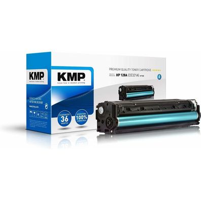 KMP H-T145 cyan Toner ersetzt HP 128A (CE321A)