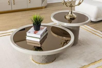 Luxus Moderner Couchtisch Tisch Design Tische Holz Wohnzimmer Beistell Neu