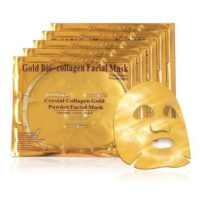 Gesichtsmaske Gold Collagen Maske Anti-Aging Feuchtigkeitsmaske Augenringe