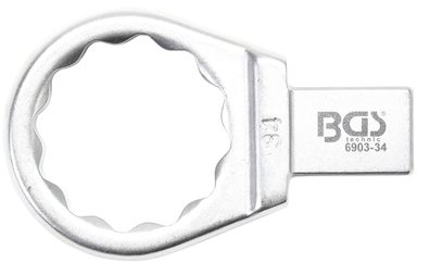 Einsteck-Ringschlüssel | 34 mm | Aufnahme 14 x 18 mm BGS