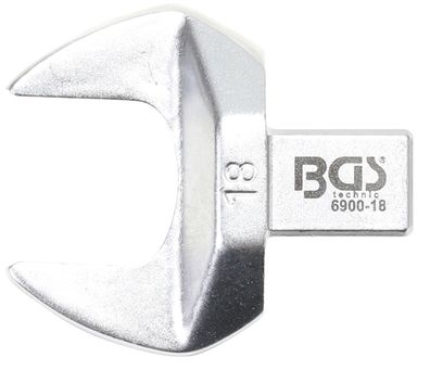 Einsteck-Maulschlüssel | 18 mm | Aufnahme 9 x 12 mm BGS