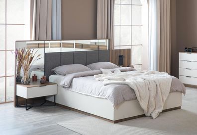 Bett Design Modern Doppel Betten Schlafzimmer Elegantes Möbel Neu