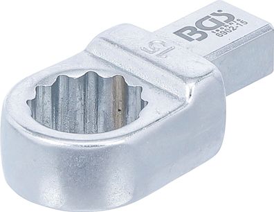 Einsteck-Ringschlüssel | 15 mm | Aufnahme 9 x 12 mm BGS