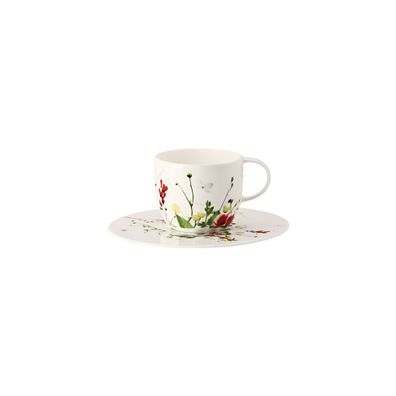 Kaffeetasse 2-tlg. - Rosenthal Brillance BONE CHINA FLEURS Sauvages - 10530-405101-14