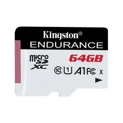 High Endurance 64 GB microSDXC (weiß/ schwarz, UHS-I U1, Class 10)