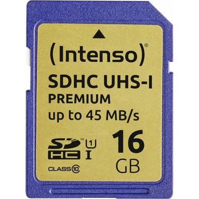 SDHC 16 GB Class 10 UHS-I (UHS-I U1, Class 10)