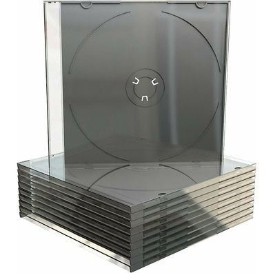 50 MediaRange 1er CD-/ DVD-Hüllen Slim Cases transparent