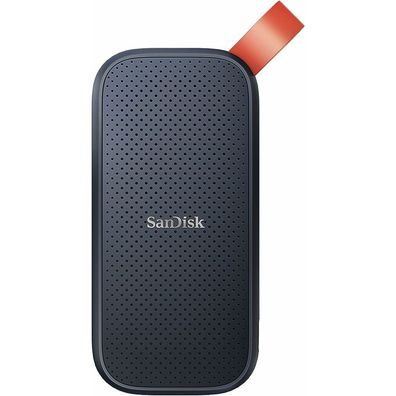 Portable SSD 480 GB, Externe SSD (schwarz/ orange, USB-C 3.2 Gen 2 (10 Gbit/ s))