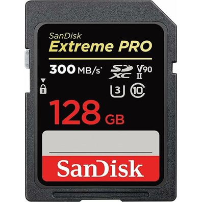 Extreme PRO 128 GB SDXC (schwarz, UHS-II U3, Class 10, V90)