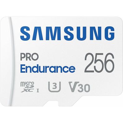 PRO Endurance 256 GB microSDXC (2022) (weiß, UHS-I U3, Class 10, V30)
