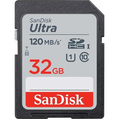 Ultra 32 GB SDHC (schwarz, UHS-I U1, Class 10)