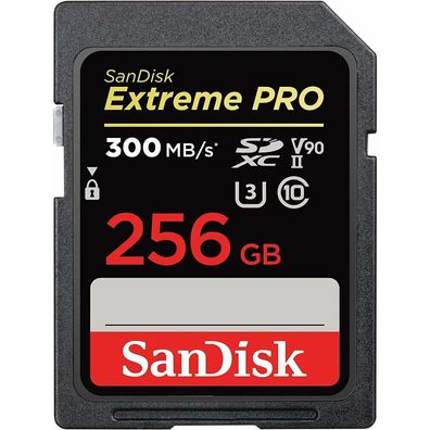 Extreme PRO 256 GB SDXC (schwarz, UHS-II U3, Class 10, V90)