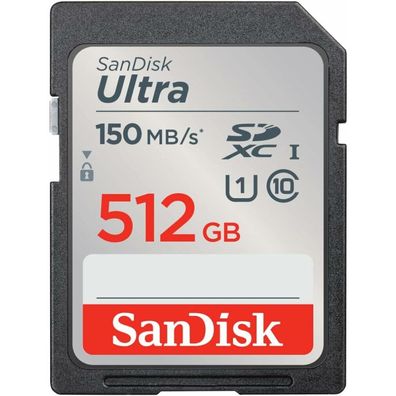 Ultra 512 GB SDXC (schwarz, UHS-I U1, Class 10)