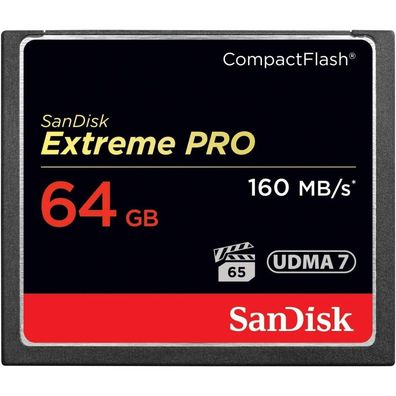 CompactFlash Extreme Pro 64 GB (schwarz, UDMA 7)