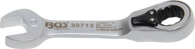 Ratschenring-Maulschlüssel | kurz | umschaltbar | SW 13 mm BGS