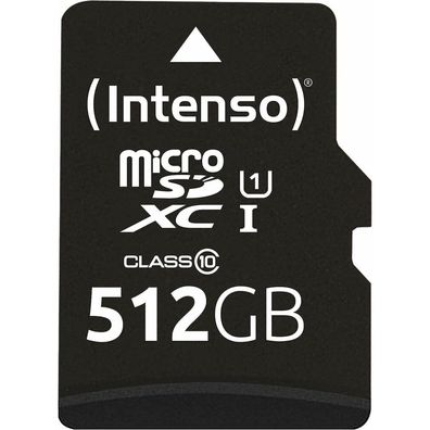 Premium 512 GB microSDXC (schwarz, UHS-I U1, Class 10)