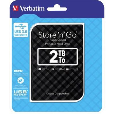 Store 'n' Go 2 TB, Externe Festplatte (schwarz, Micro-USB-B 3.2 Gen 1 (5 Gbit/ s))