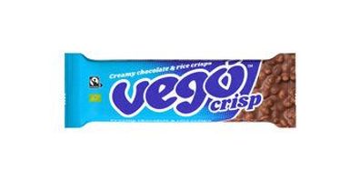 Vego Vego Crisp - Creamy chocolate & rice crisps, Bio/ Fairtrade 40g