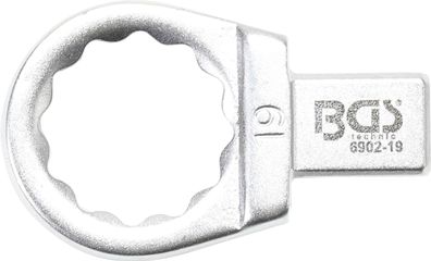 Einsteck-Ringschlüssel | 19 mm | Aufnahme 9 x 12 mm BGS