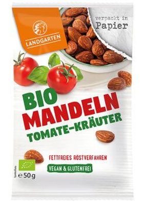Landgarten 3x Bio Mandeln Tomate-Kräuter 50g 50g
