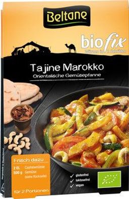 Beltane 3x Beltane Biofix Tajine Marokko, vegan, glutenfrei, lactosefrei 23,6g