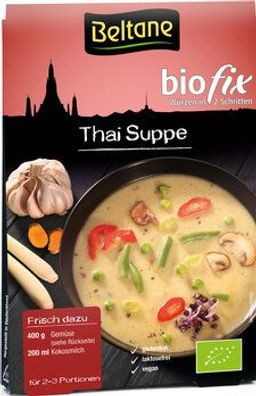 Beltane 6x Beltane Biofix Thai Suppe, vegan, glutenfrei, lactosefrei 20,7g
