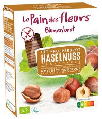 Blumenbrot - Le Pain des Fleurs 3x Bio Knusperbrot Haselnuss 150g
