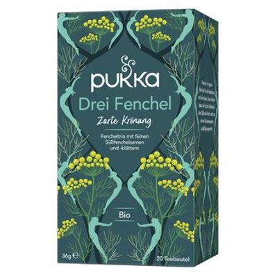 Pukka Pukka Bio-Kräutertee Drei Fenchel, 20 Teebeutel 20 x1,8g