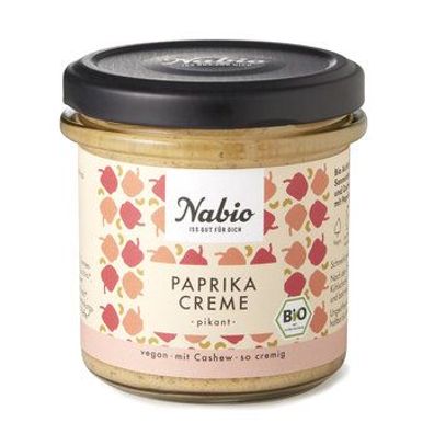 Nabio 3x Nabio Cashew Creme Paprika pikant 135g