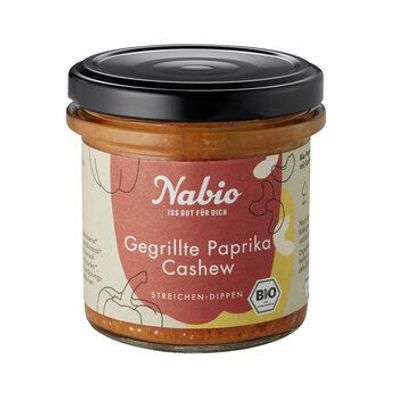 Nabio Nabio Mediterraner Aufstrich Gegrillte Paprika Cashew 135g