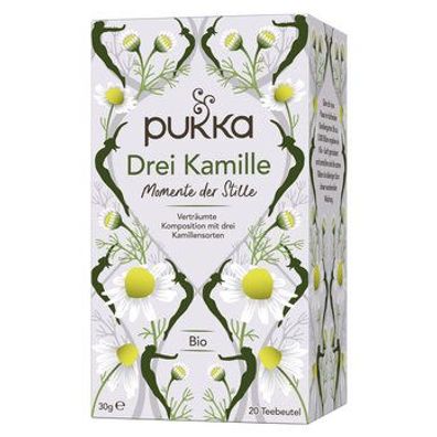 Pukka Pukka Bio-Kamillentee Drei Kamille, 20 Teebeutel 20x1,5g
