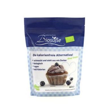 Biosüße 6x BioSüße Kristall kalorienfreie Zuckeralternative Bio Erythrit 440g 440g