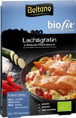 Beltane Beltane Biofix Lachsgratin, vegan, glutenfrei, lactosefrei 17,7g