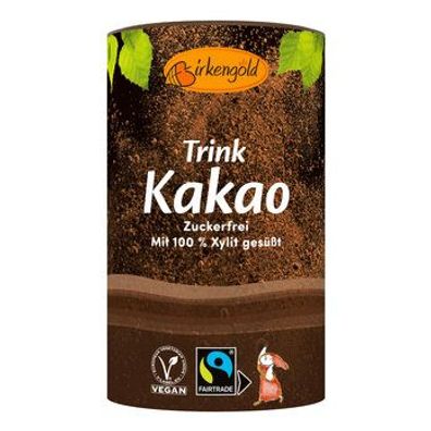 Birkengold 6x Birkengold zuckerfreier Trink-Kakao 200g