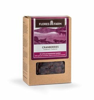 Flores Farm 3x Premium Bio Cranberries 100g