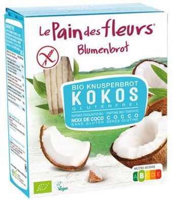 Blumenbrot - Le Pain des Fleurs 6x Bio Knusperbrot Kokos 150g