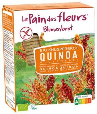 Blumenbrot - Le Pain des Fleurs 3x Bio Knusperbrot Quinoa 150g
