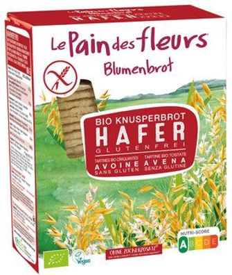Blumenbrot - Le Pain des Fleurs 3x Bio Knusperbrot Hafer 150g