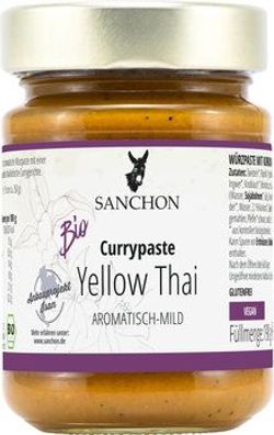 Sanchon Currypaste Yellow Thai 190g