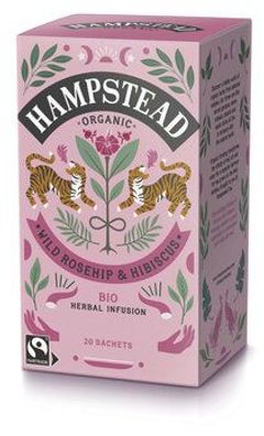 Hampstead Tea Organic Fairtrade Rosehip & Hibiscus Infusion 30g