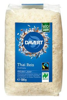 Davert Thai Reis weiß Fairtrade Naturland 500g 500g