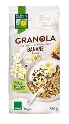 Bohlsener Mühle Granola Banane mit Gerste & Buchweizen 350g