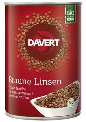 Davert 6x Braune Linsen 400g 400g