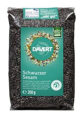 Davert 3x Schwarzer Sesam 200 g 200g