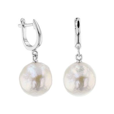 Luna-Pearls - 315.0331 - Ohrhänger - 925 Silber - Süßwasserperlen 12,5-13 mm