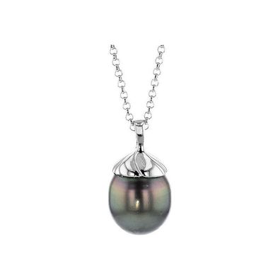 Luna-Pearls - 216.0674 - Collier - 925 Silber - Tahitiperle 15-16 mm - 100 cm