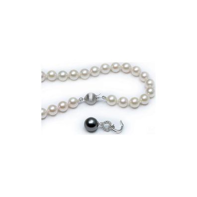Luna-Pearls - HKS128-AN0010 - Collier - 585 Weißgold - Akoyaperlen: 7-7,5mm - 45cm