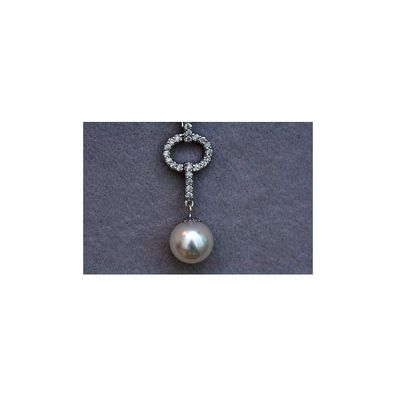 Luna-Pearls - M S2 AH2--AN0106 - Collier - 750 Weißgold - Südseeperle 8,5-9mm